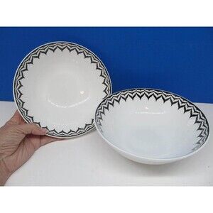 Portobello By Inspire Designed in England  7 1/8" Soup Cereal Bowls Set of 2